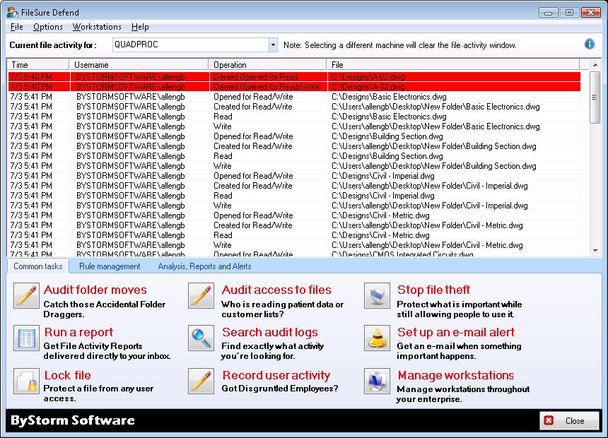 FileSure Real-Time File Monitor